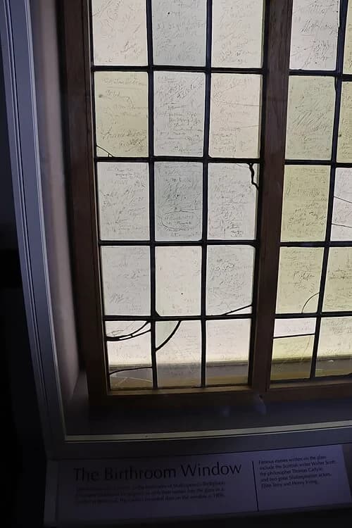 The Autograph Window — Shakespeare's Birthplace audio guide stop