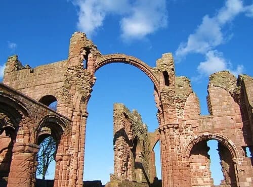 The Iconic Rainbow Arch — Lindisfarne Priory audio guide stop