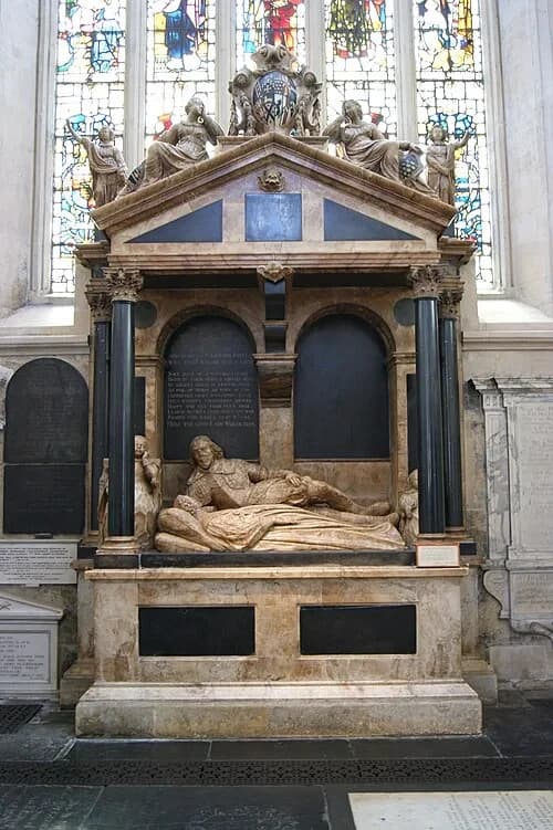 Tomb of Lady Jane Waller — Bath Abbey audio guide stop