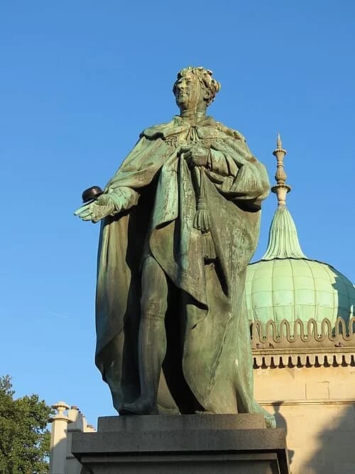 Statue of George IV — Royal Pavilion audio guide stop
