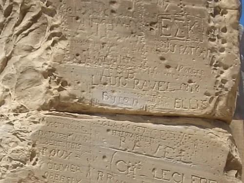 Die Inschrift von Lord Byron — Ναός του Ποσειδώνα στο Σούνιο