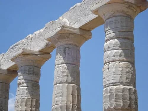 Dorische architektonische Präzision — Ναός του Ποσειδώνα στο Σούνιο