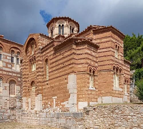 Die Kirche der Panagia — Μονή Οσίου Λουκά
