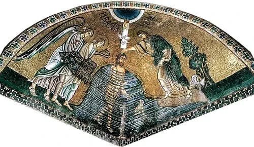Die Taufe Christi — Μονή Οσίου Λουκά