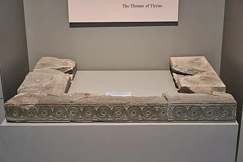 The Royal Throne — Tiryns audio guide stop
