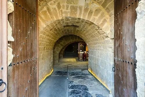 The Main Entrance Gate — Rocca a Mare audio guide stop