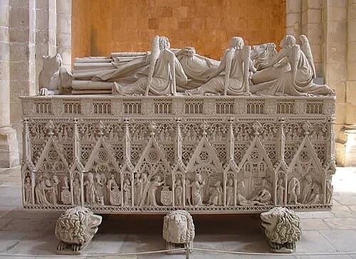 Tomb of King Pedro I — Mosteiro de Alcobaça audio guide stop