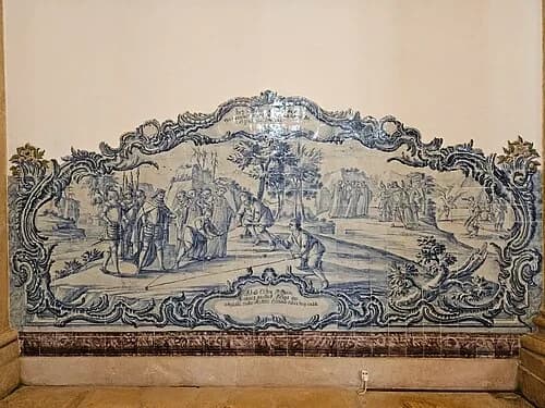 Azulejo History Panels — Mosteiro de Alcobaça audio guide stop