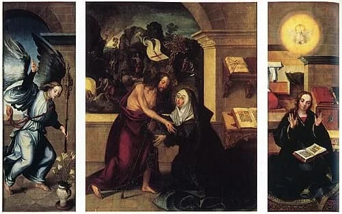 Triptych of the Apparition of Christ to the Virgin — Mosteiro de Santa Clara-a-Velha audio guide stop