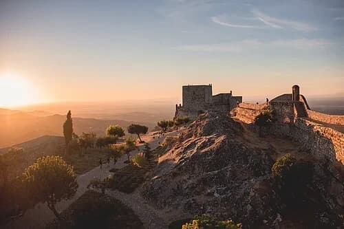 Sunset at the Eagles' Nest — Castelo de Marvão audio guide stop
