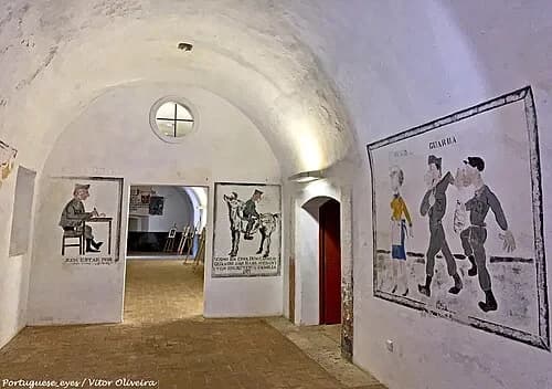 Garrison Room Murals — Forte de Nossa Senhora da Graça audio guide stop