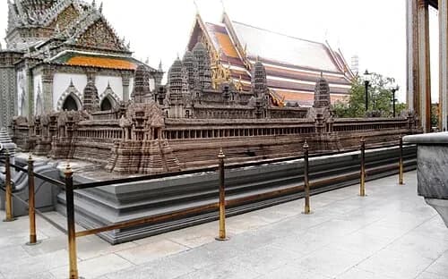 Model of Angkor Wat — Grand Palace audio guide stop