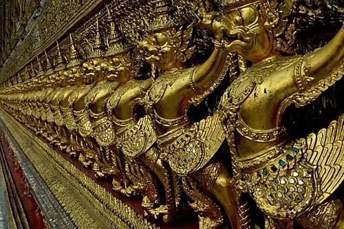 The Golden Garudas — Grand Palace audio guide stop