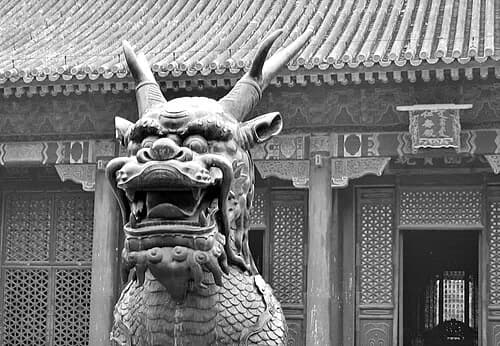 Statue de Qilin — 颐和园