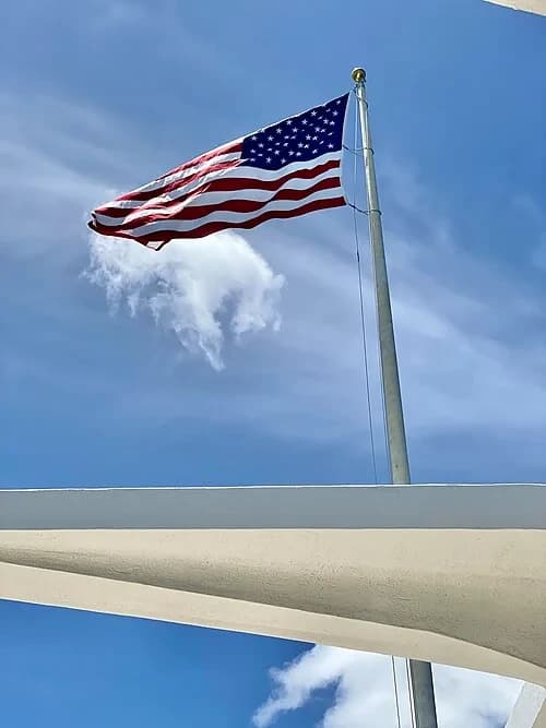The Stars and Stripes — USS Arizona Memorial audio guide stop