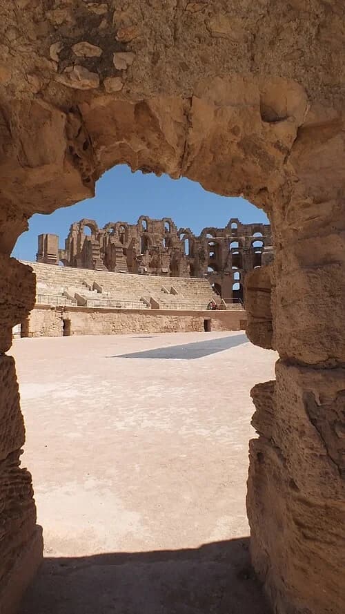 Der Blick des Gladiators — Amphithéâtre d'El Jem