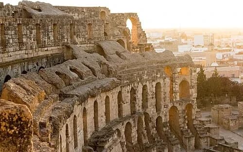 Die Zufluchtsfestung — Amphithéâtre d'El Jem