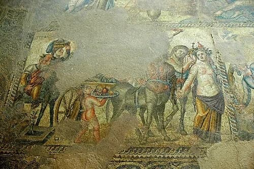 Mosaik des Triumphs des Dionysos — Αρχαιολογικό Πάρκο Πάφου